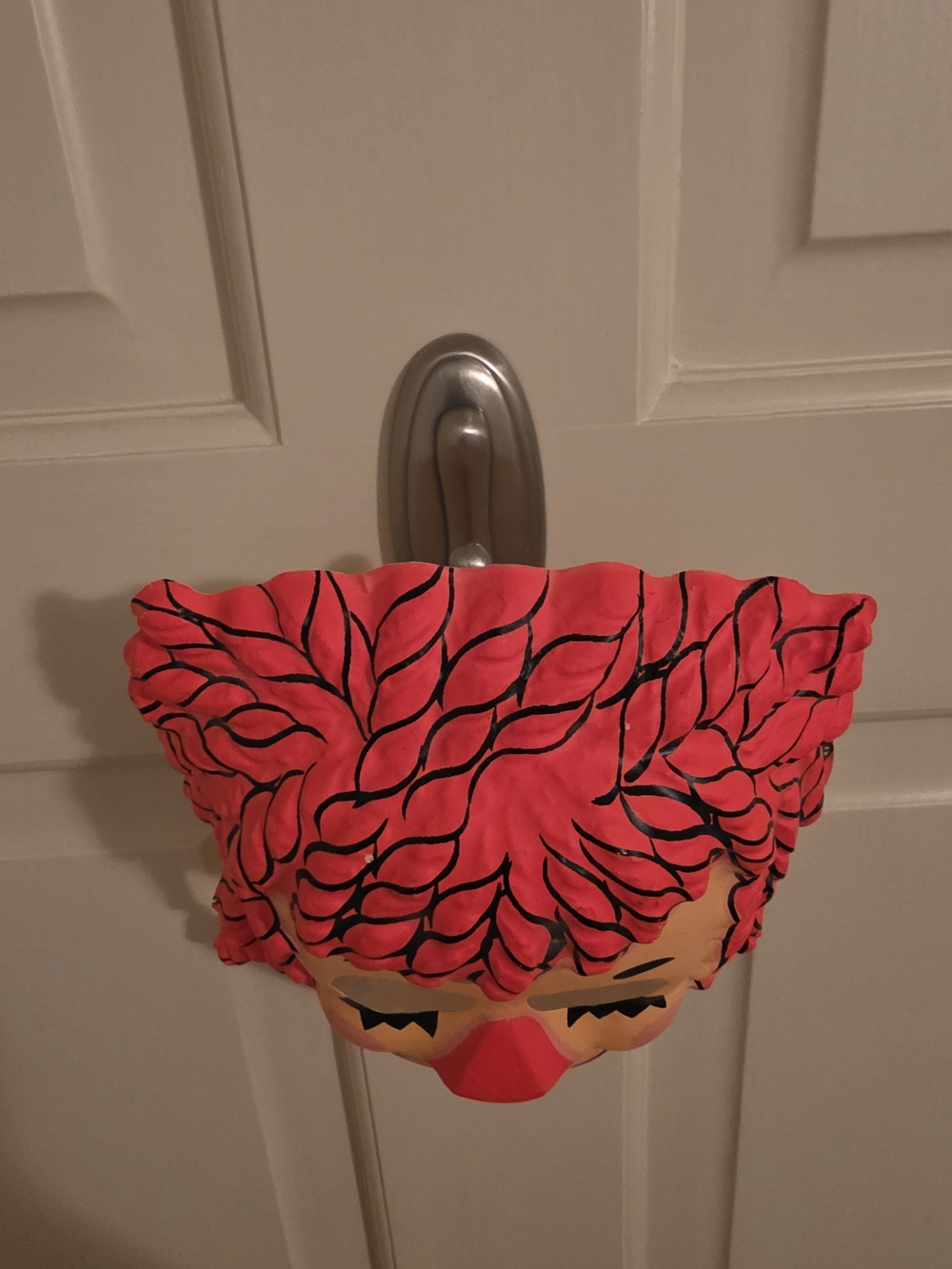 Kids Red Rag Doll Costume Mask - Unbranded - Picture 6 of 11